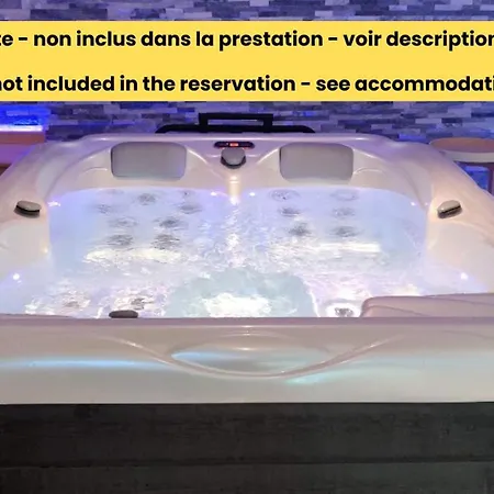 Les Du Jardin - Eden - Option Payante Jacuzzi * شومونت